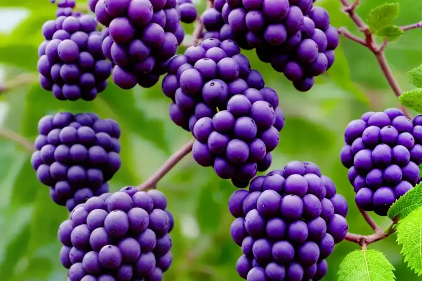 Callicarpa dichotoma (purple beautyberry) — photo 3
