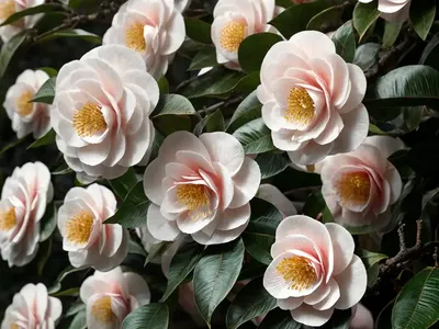Camellia (Camellia Japonica ‘Spring’s Promise’)