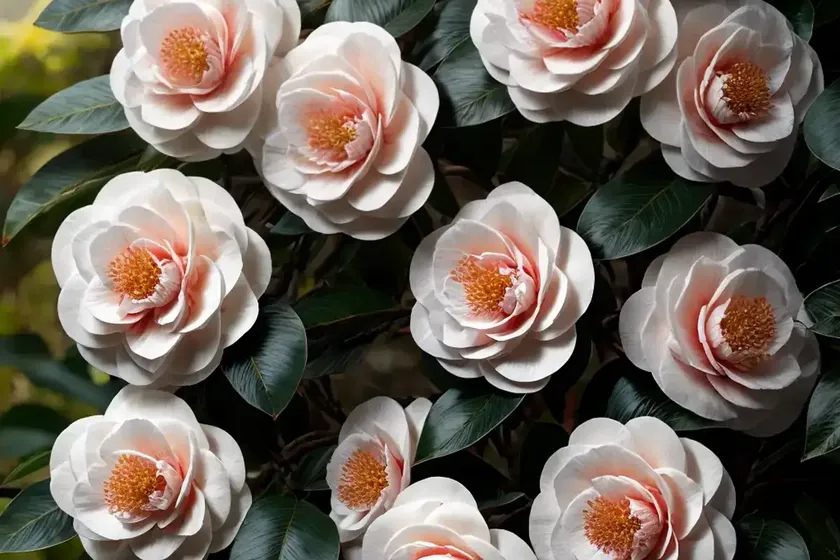 Camellia japonica ‘bob hope’) — photo 2