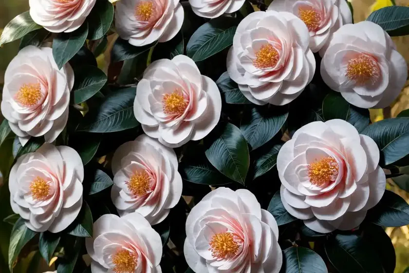Camellia japonica (camellia japonica) — photo 2