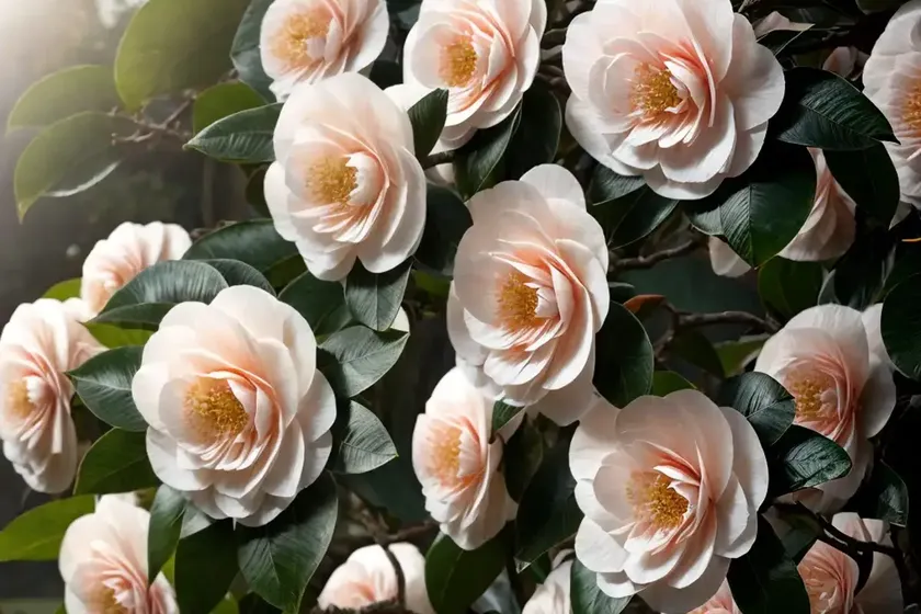 Camellia japonica (camellia japonica) — photo 3