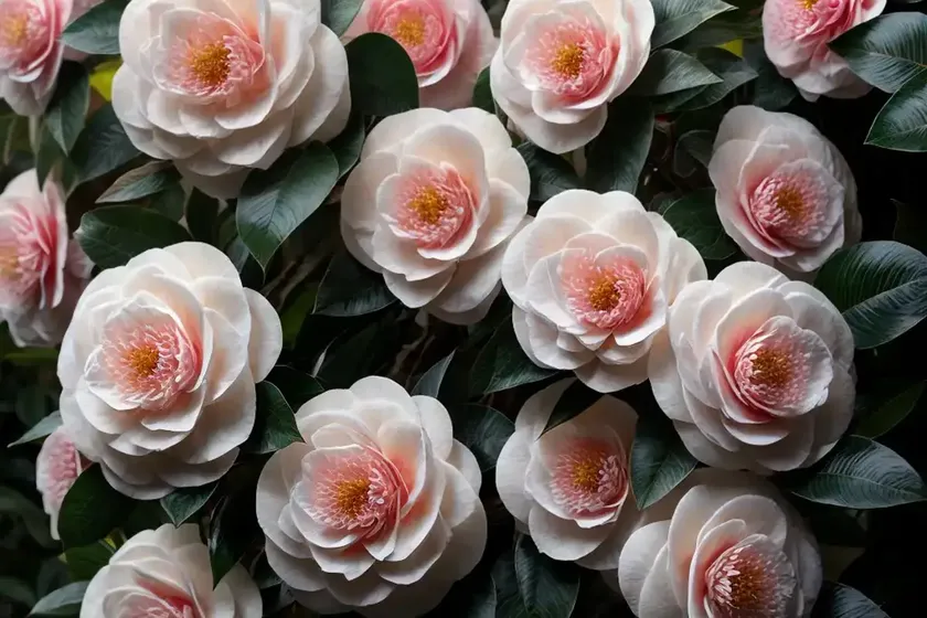 Camellia japonica ‘debutante’) — photo 3
