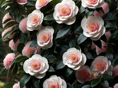 Camellia Japonica ‘Desire’)