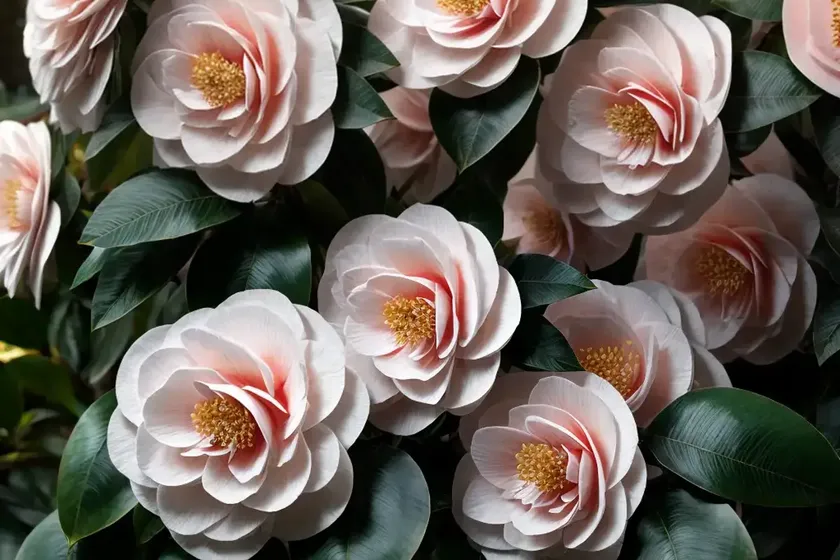 Camellia japonica ‘don mac’) — photo 3