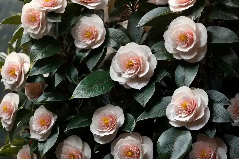 Camellia japonica ‘elegans’) — photo 3