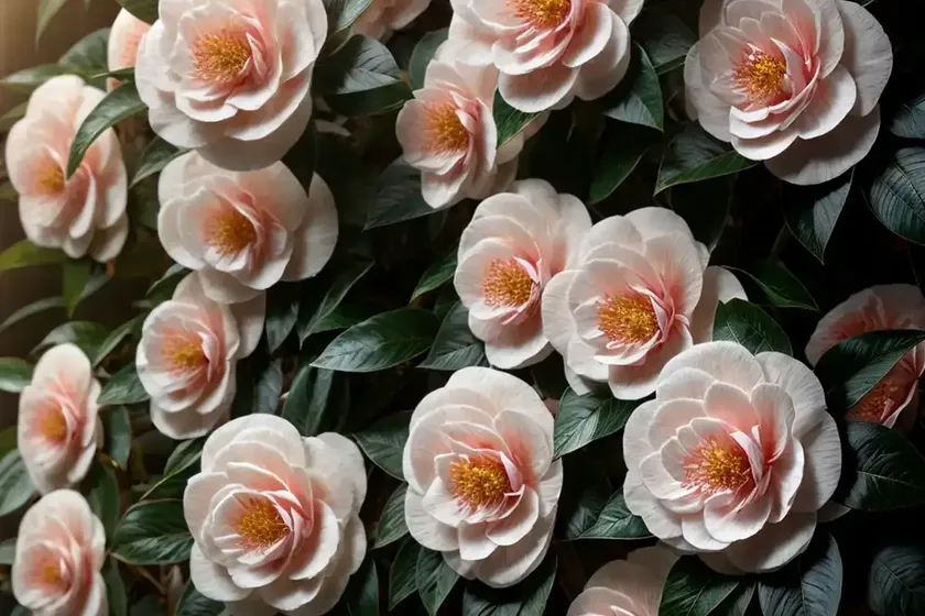 Camellia japonica ‘hagoromo’) — photo 2