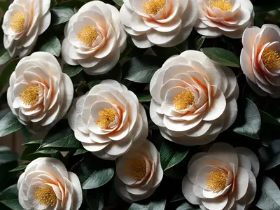 Camellia Japonica ‘Hagoromo’)