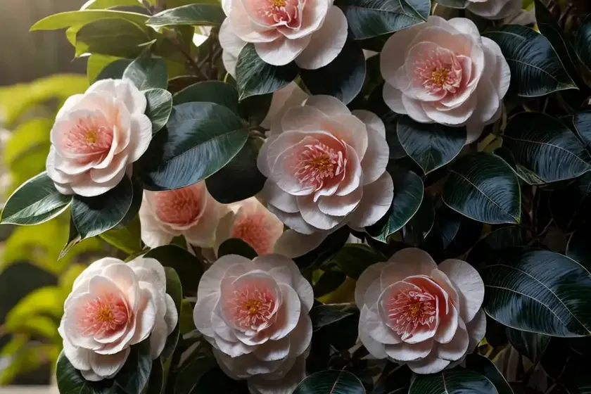 Camellia Sasanqua ‘Hugh Evans’) — photo 3