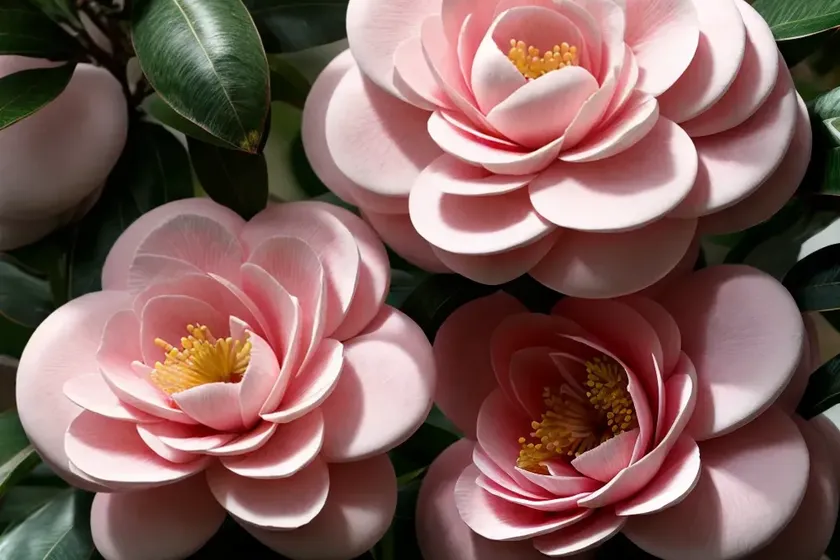 Camellia Sasanqua ‘Plantation Pink’) — photo 2