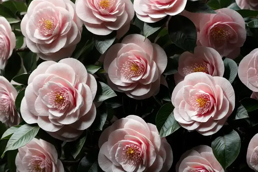 Camellia Sasanqua ‘Plantation Pink’) — photo 3