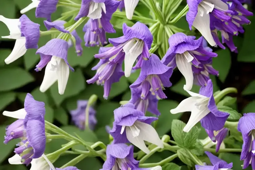 Campanula lactiflora ‘loddon anna’ (milky bellflower) — photo 3