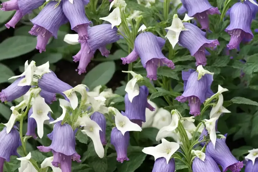 Campanula lactiflora ‘prichard’s variety’ (milky bellflower) — photo 3