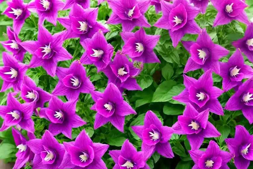 Campanula medium ‘champion pink’ (canterbury bells) — photo 2