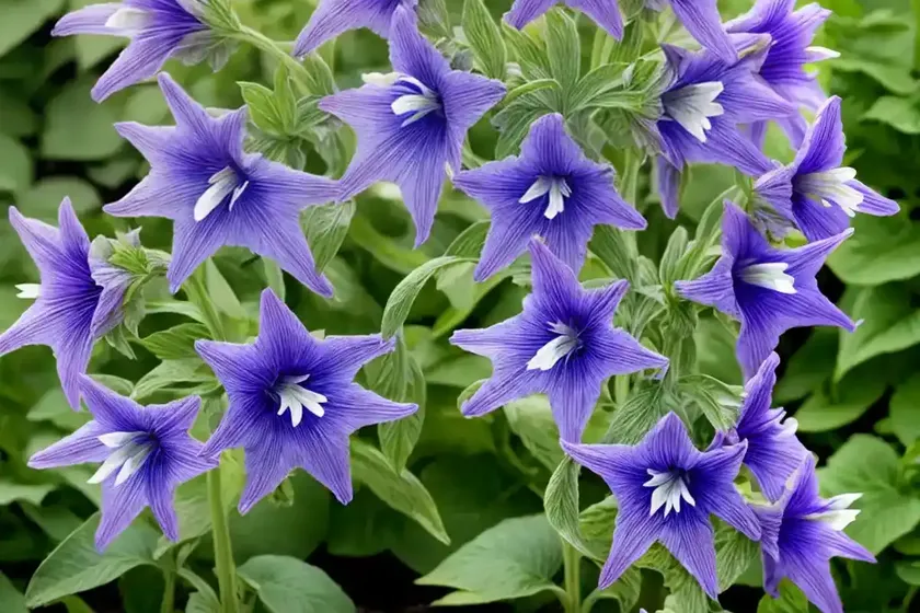 Campanula persicifolia ‘blue bloomers’ (peach-leaved bellflower) — photo 3