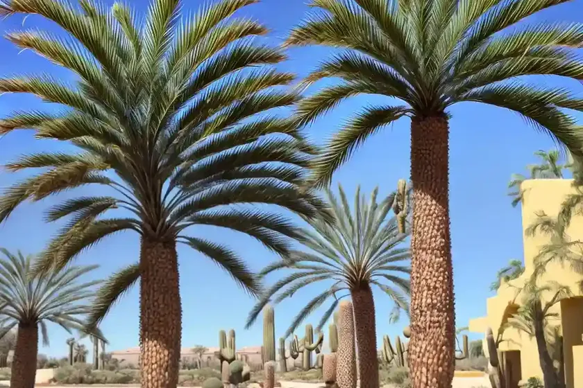 Canary island date palm (phoenix canariensis) — photo 2