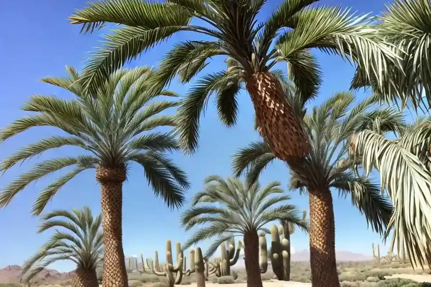 Canary island date palm (phoenix canariensis)