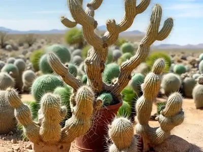 Cane Cholla (Cylindropuntia Imbricata)