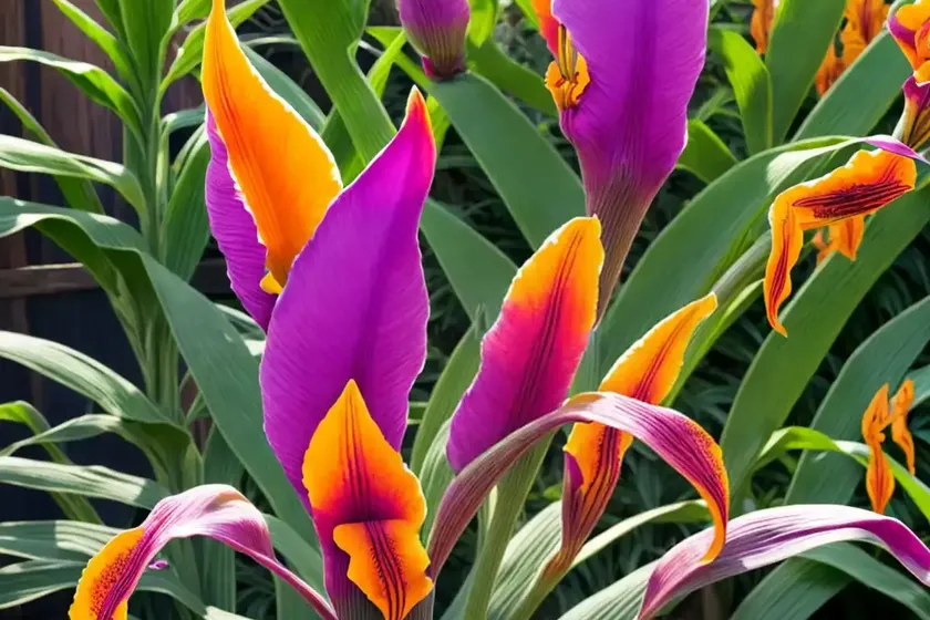 Canna indica ‘purpurea’ (canna lily) — photo 2