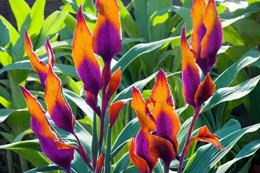 Canna indica ‘purpurea’ (canna lily) — photo 3