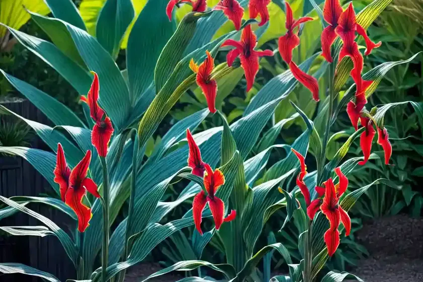 Canna ‘richard wallace’ (canna lily) — photo 2