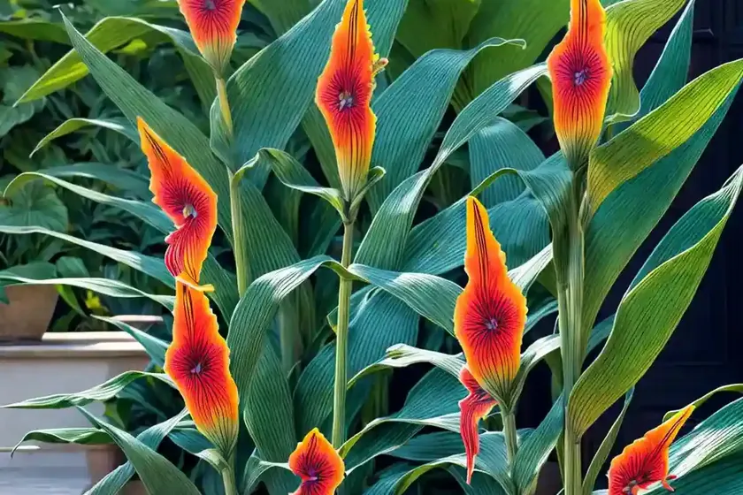 Canna ‘richard wallace’ (canna lily) — photo 3