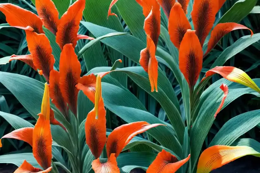 Canna ‘toucan dark orange’ (canna lily) — photo 3