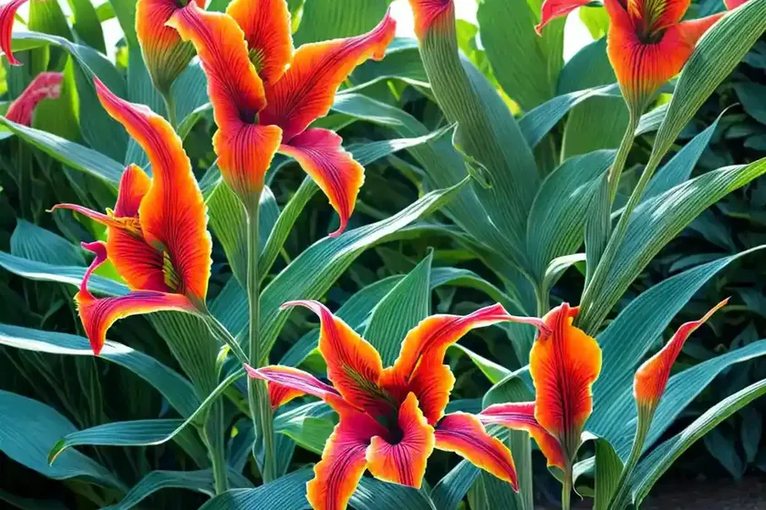 Canna ‘toucan rose’ (canna lily) — photo 2