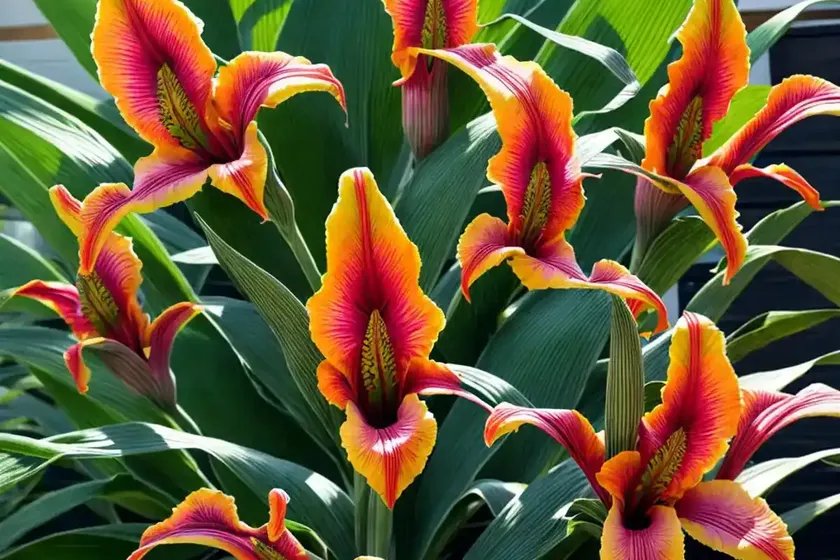 Canna ‘toucan rose’ (canna lily) — photo 3