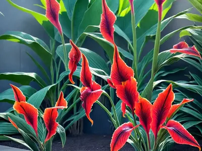 Canna ‘Toucan Rose’ (Canna Lily)