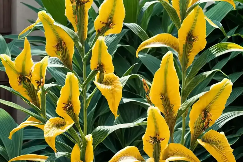Canna ‘tropicanna gold’ (canna lily) — photo 3