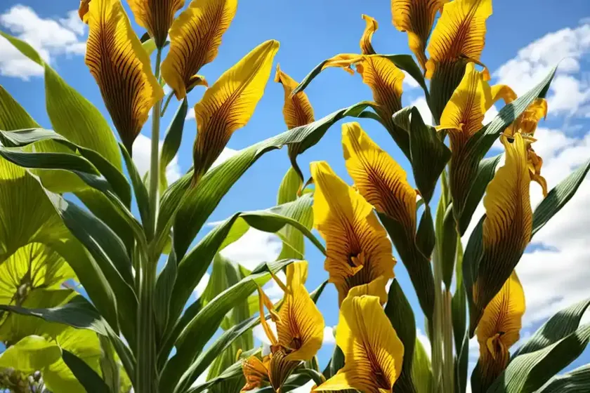 Canna ‘yellow king humbert’ (canna lily) — photo 2