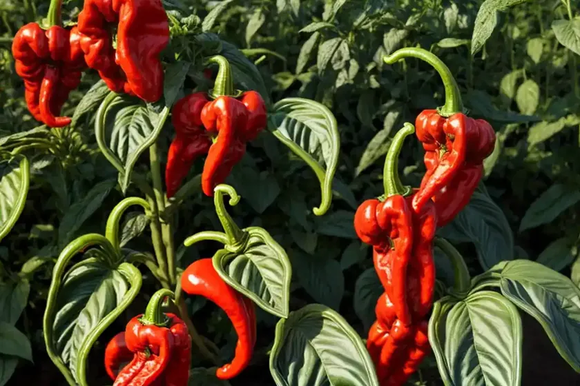 Carolina reaper (capsicum chinense)