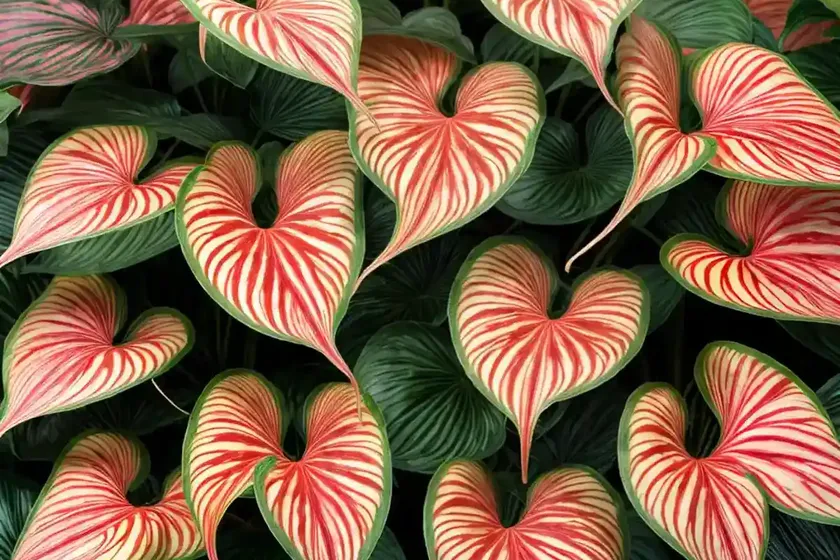 Carolyn wharton caladium (caladium bicolor ‘carolyn whorton’) — photo 2