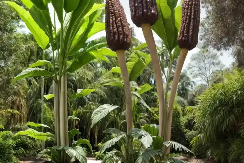 Carrion flower (amorphophallus titanum) — photo 2