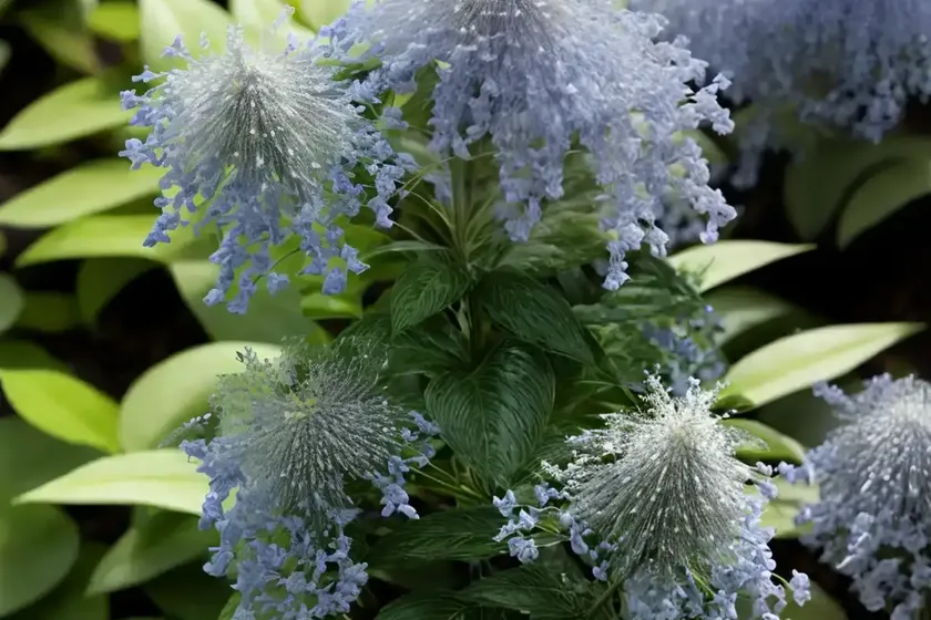 Caryopteris x clandonensis ‘white surprise’ (bluebeard) — photo 3
