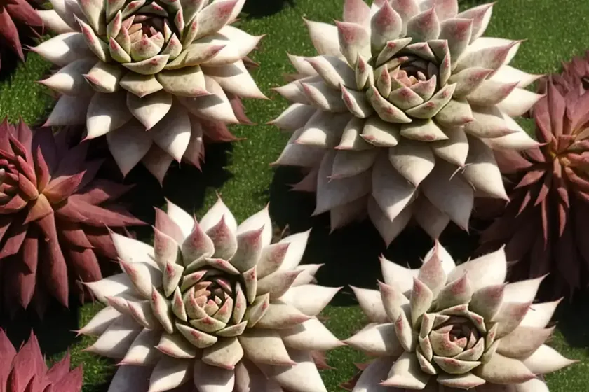 Cebenese (sempervivum arachnoideum ‘cebenese’) — photo 2