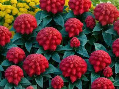 Celosia Argentea Var. Cristata (Cristata Group)