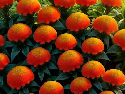 Celosia Argentea Var. Cristata (Plumosa Group) ‘Flamma Orange’)