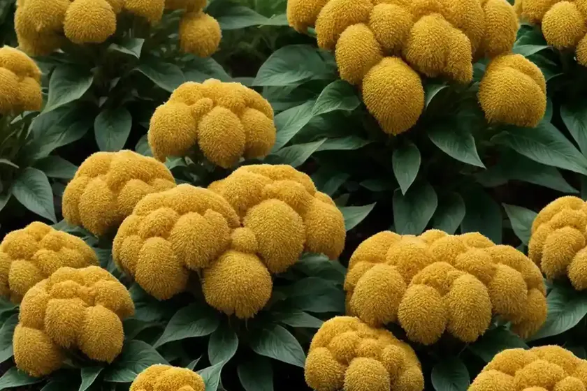 Celosia argentea var. cristata (plumosa group) ‘fresh look gold’) — photo 3