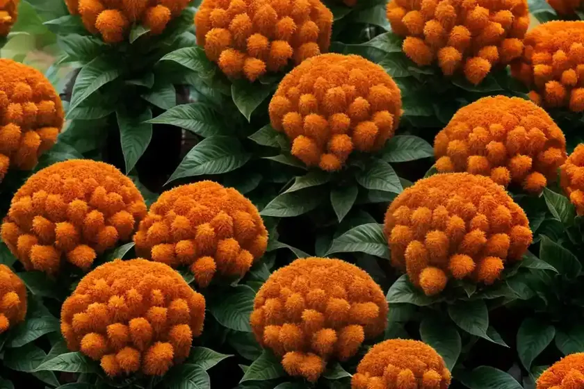 Celosia argentea var. cristata (plumosa group) ‘fresh look orange’) — photo 3