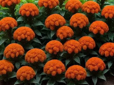 Celosia Argentea Var. Cristata (Plumosa Group) ‘Fresh Look Orange’)