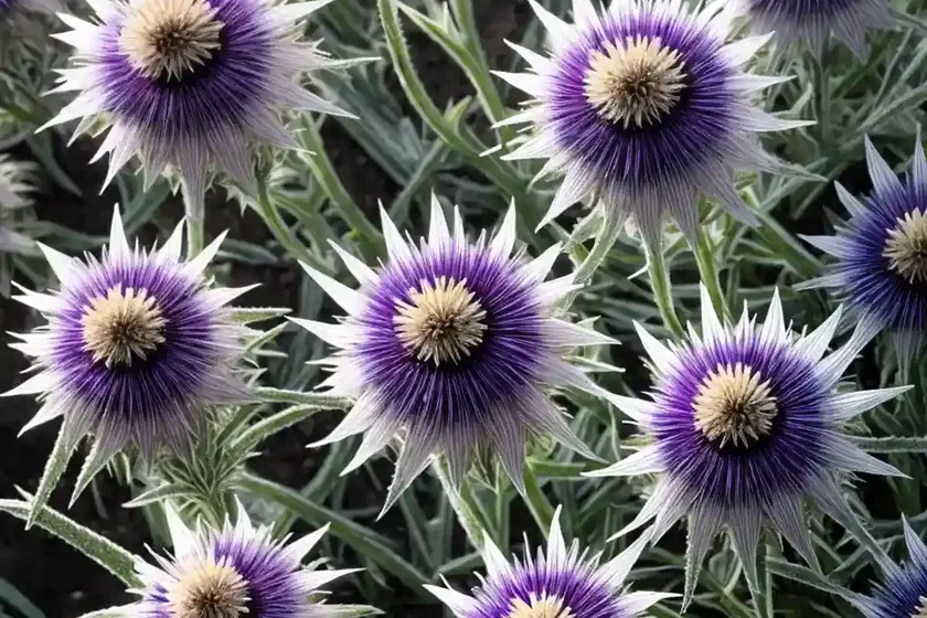 Centaurea montana ‘amethyst in snow’ (mountain cornflower) — photo 3