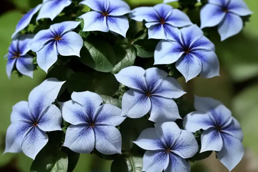 Ceratostigma plumbaginoides (dwarf plumbago) — photo 3