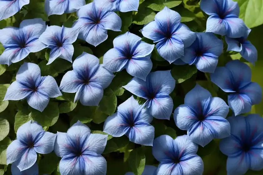 Ceratostigma willmottianum (chinese plumbago) — photo 3