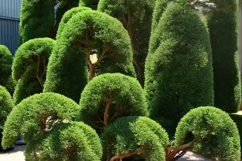 Chamaecyparis pisifera ‘curly tops’ (sawara cypress) — photo 3