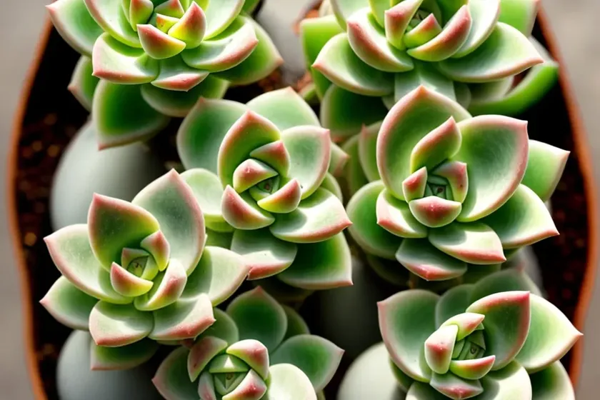 Chenilleplant (echeveria pulvinata) — photo 2