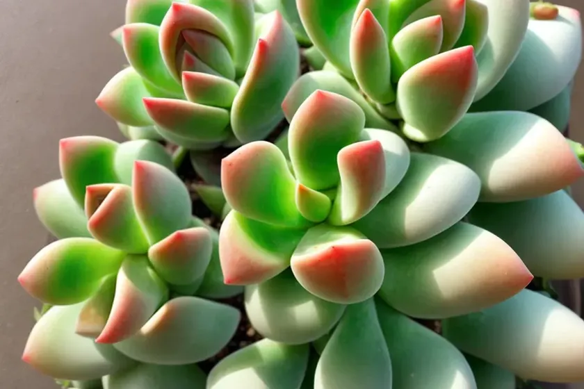 Chenilleplant (echeveria pulvinata)