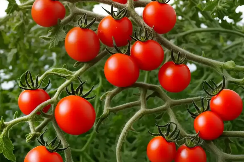 Cherry tomato (solanum lycopersicum cerasiforme)