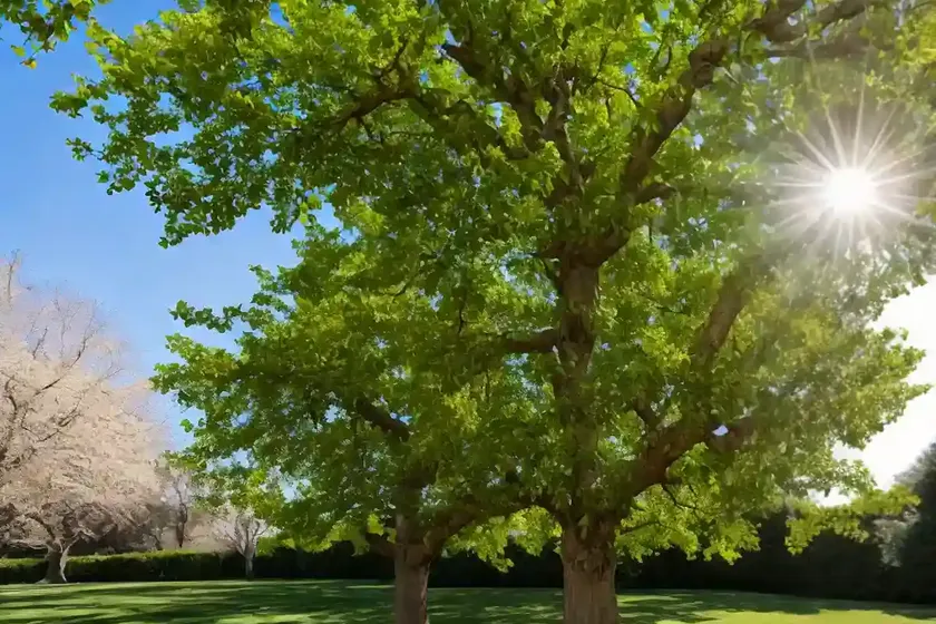 Chestnut-leaf oak (quercus castaneifolia) — photo 3