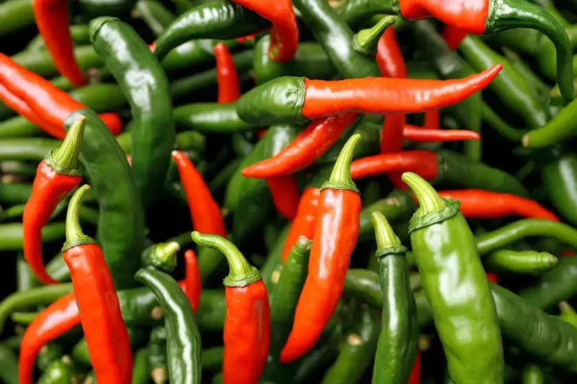 Chili peppers ‘jalapeno’ (capsicum annuum ‘jalapexo’)